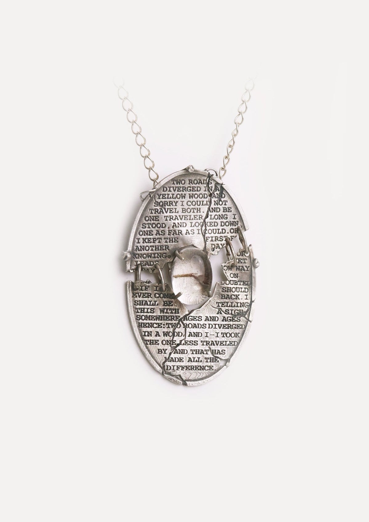 Broken Poetry Necklace