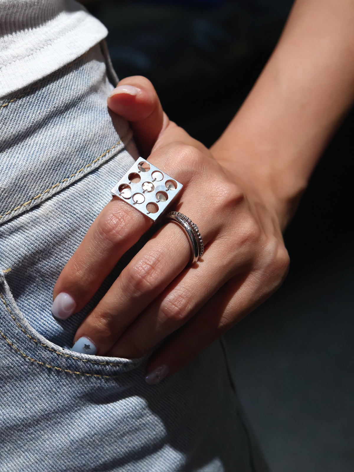 Jingly Dangly Ring