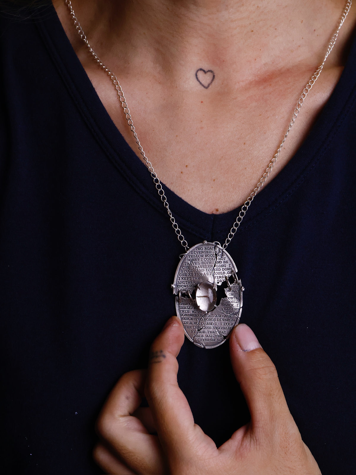 Broken Poetry Necklace