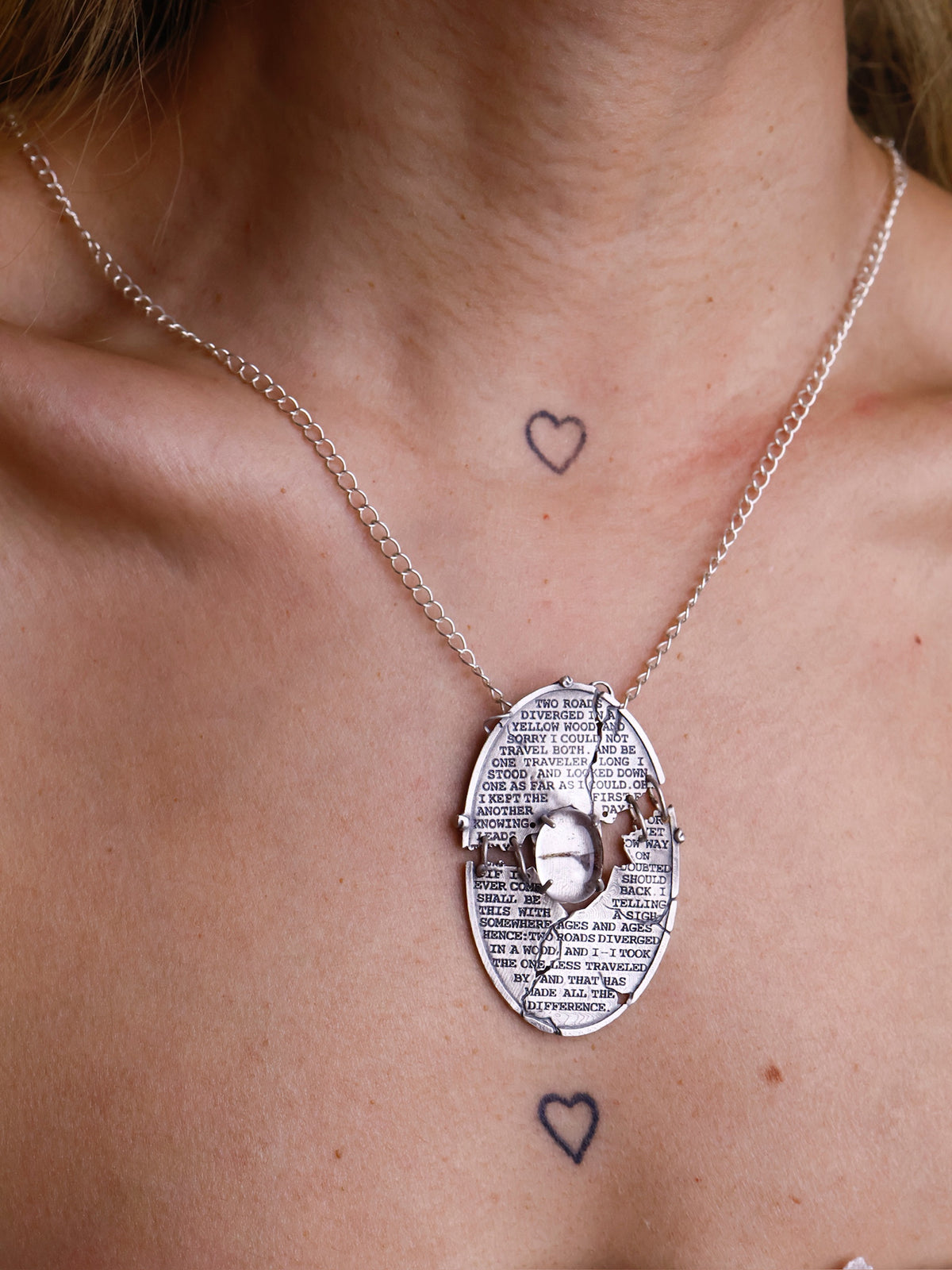 Broken Poetry Necklace