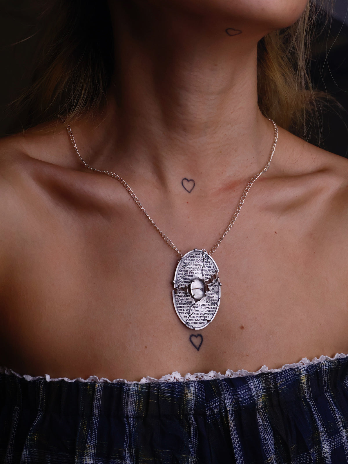 Broken Poetry Necklace
