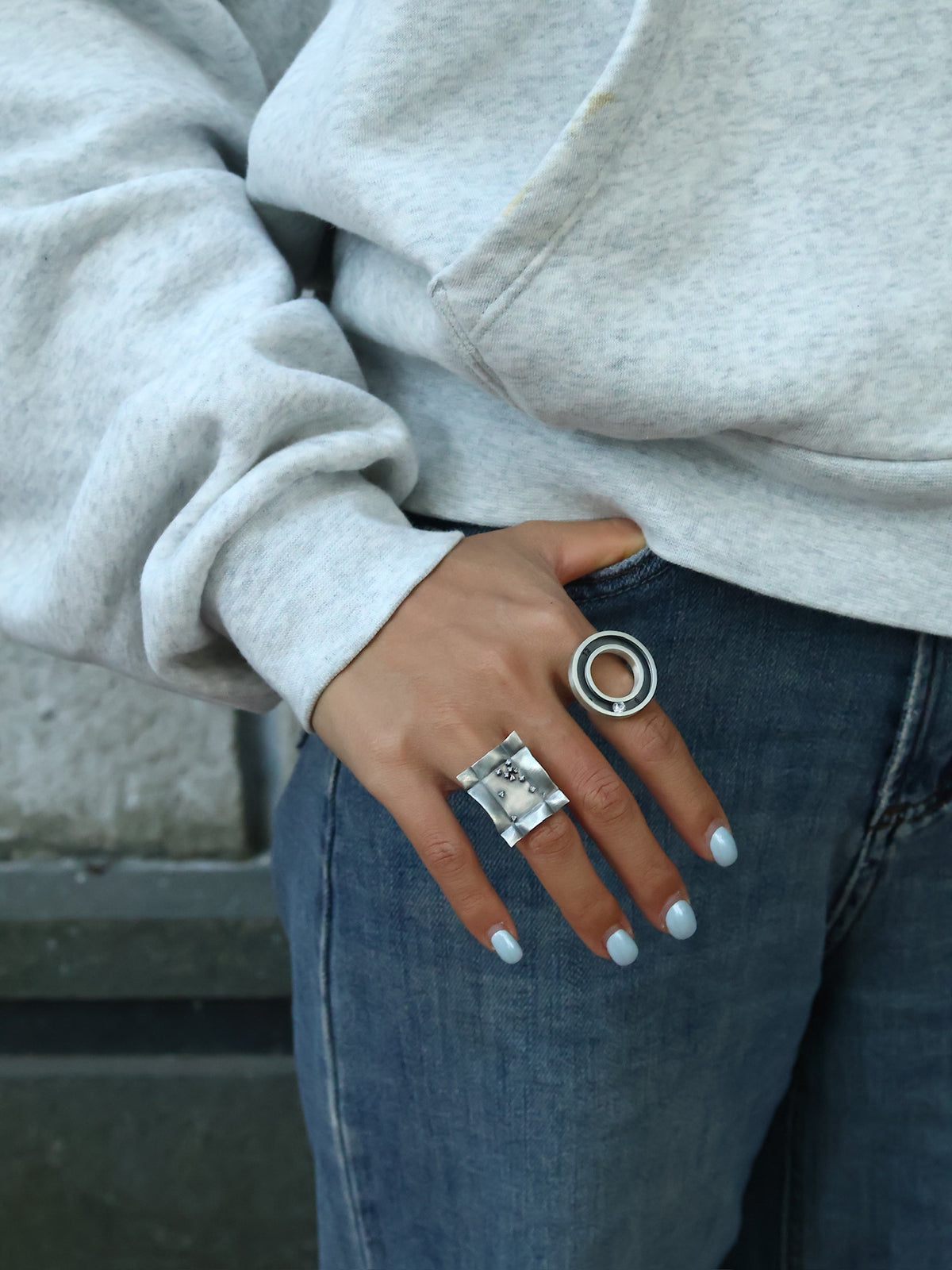 Crinkled Paper Ring