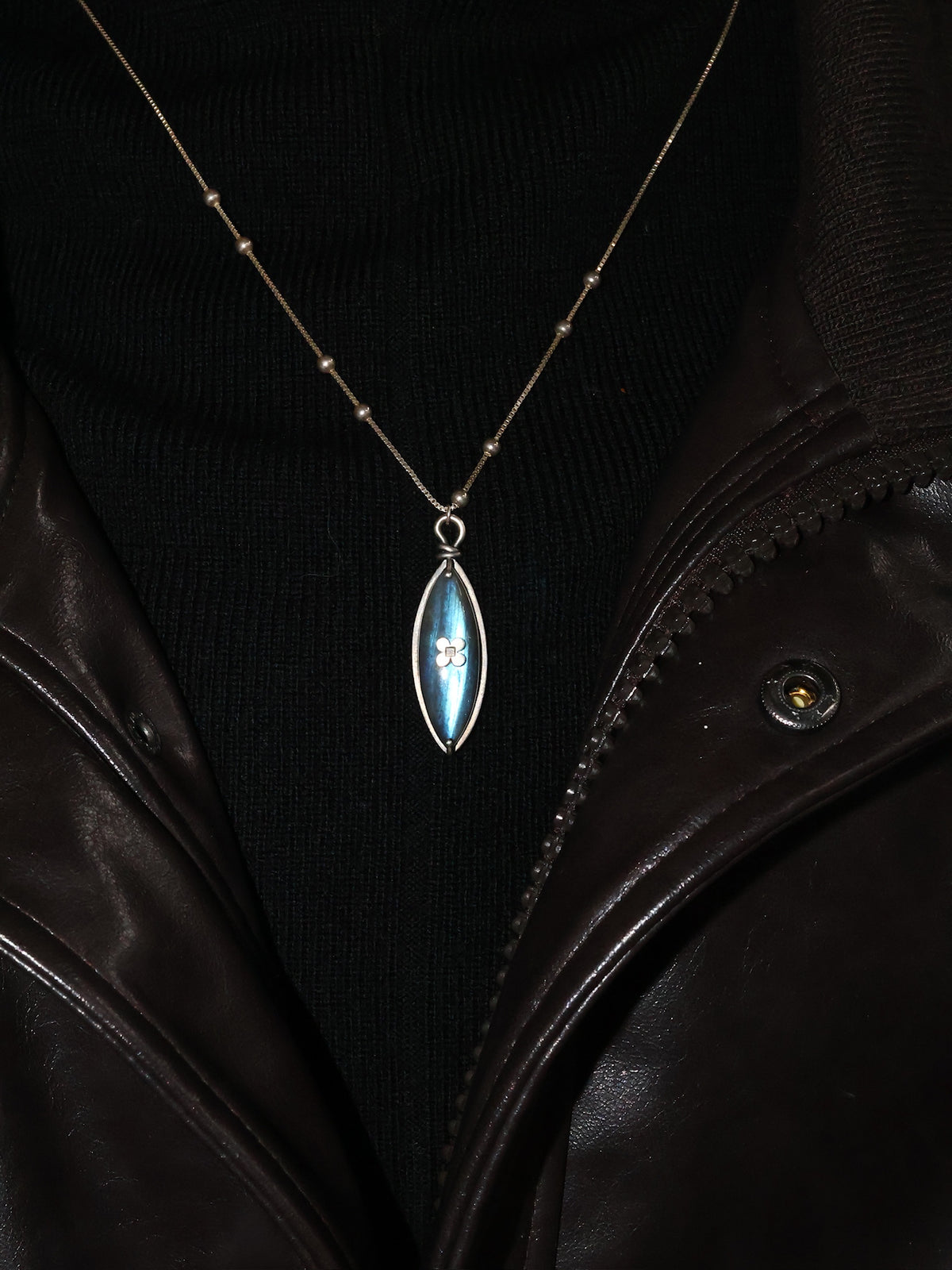 Surfboard Pendant Necklace