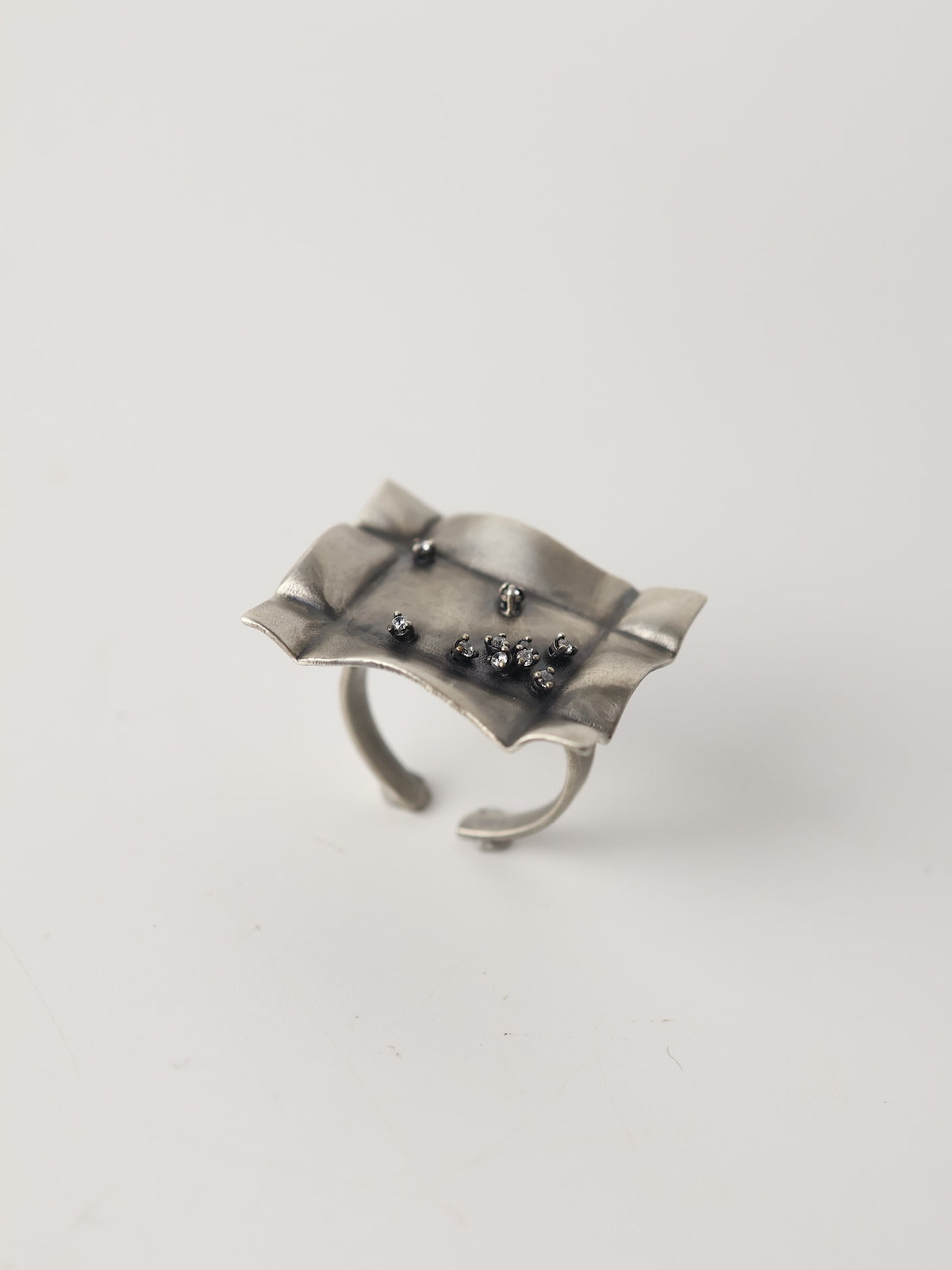 Crinkled Paper Ring
