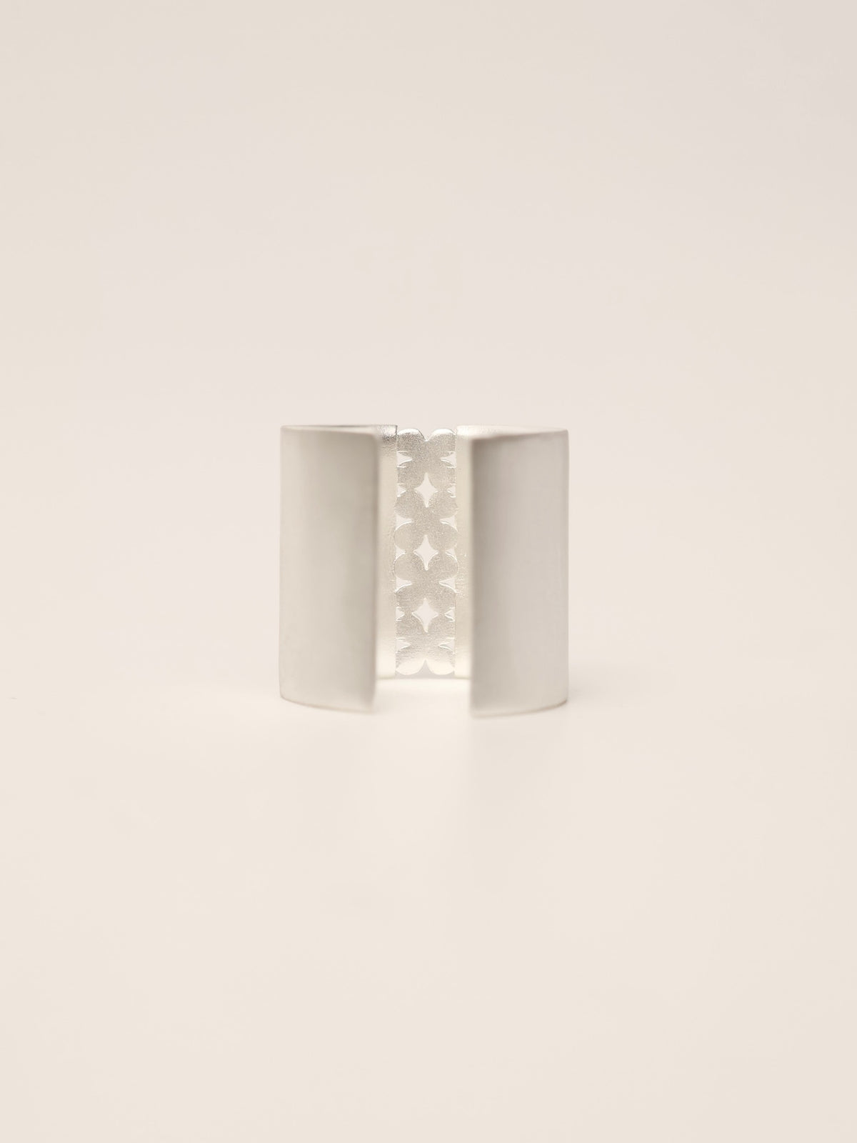 Little Flower Enamel Band Ring